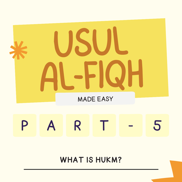 Usul-Al-Fiqh Made Easy (Part 5) - What is Al-HUKM (Command)?